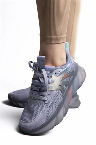 GUJA 23Y487 KALIN TABAN TRİKO KADIN SNEAKERS SPOR AYAKKABI - Resim 10