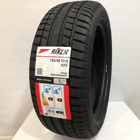 Riken 195/50R15 82V Road Perf. Oto Yaz Lastiği (Ü.Tarihi 2023)