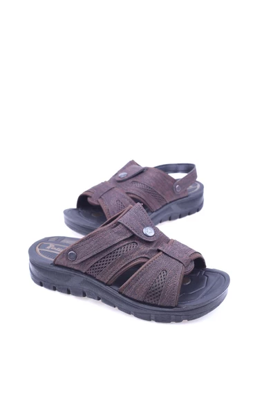 Polikamp 2843 Erkek Ortopedik Taban Günlük Terlik Sandalet - 2