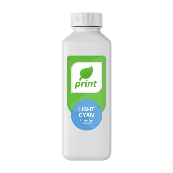 Epson için Açık Mavi Yazıcı Mürekkebi 500gr - PRINT