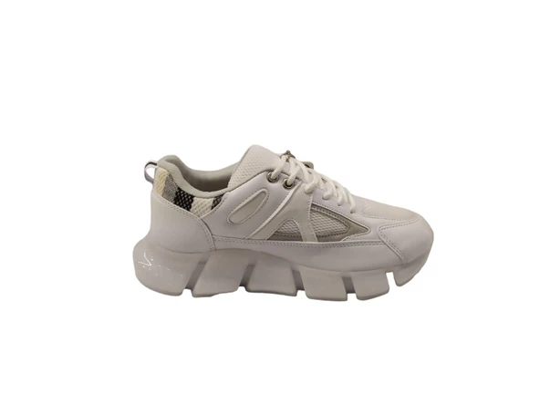 Flet 179Z Yüksek Taban Ortopedik Günlük Kadın Sneaker Ayakkabı - 5