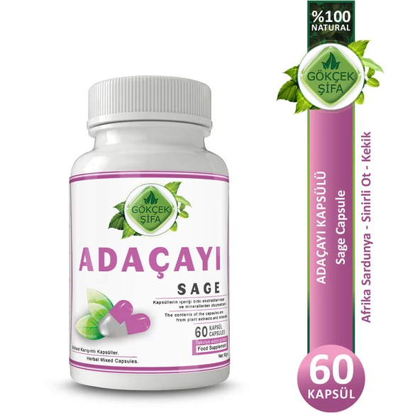 Adaçayı Kapsül (Sage Capsule) 60 Adet