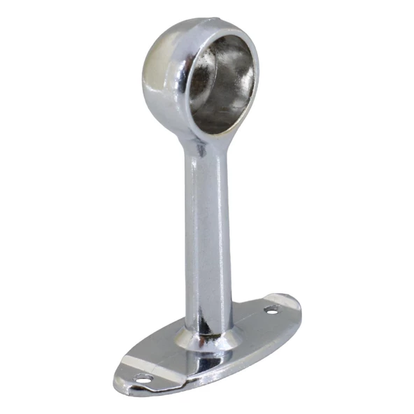 Askı Flanşı Kapalı Ağız Daire Yuvarlak Ayaklı Dolap Elbise Askı Aparatı Boru Tutucu (2 Adet) - Resim 6