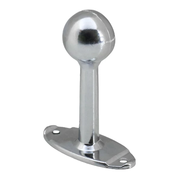 Askı Flanşı Kapalı Ağız Daire Yuvarlak Ayaklı Dolap Elbise Askı Aparatı Boru Tutucu (2 Adet) - Resim 4