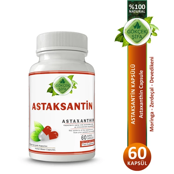 Astaksantin Kapsül (ASTAXANTHİN CAPSULE) 60 Adet ürün görseli 1