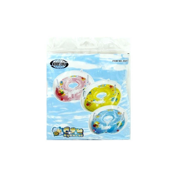 Yüzme Huvuz Bebek Boyun Simidi   MAVİ - 4