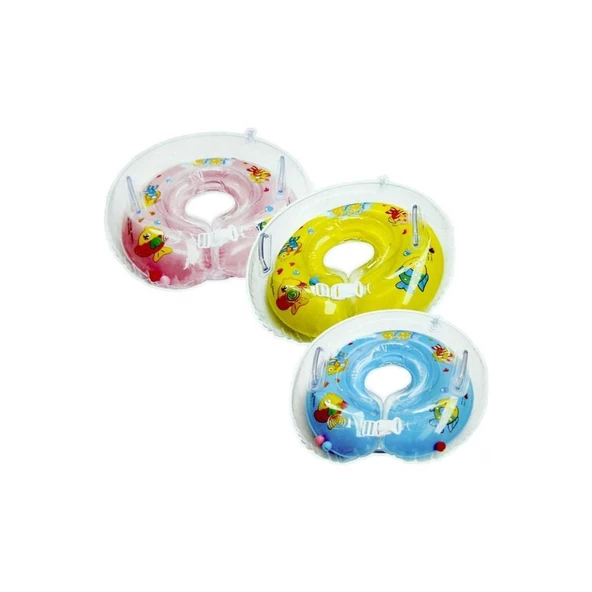 Yüzme Huvuz Bebek Boyun Simidi SARI - 3