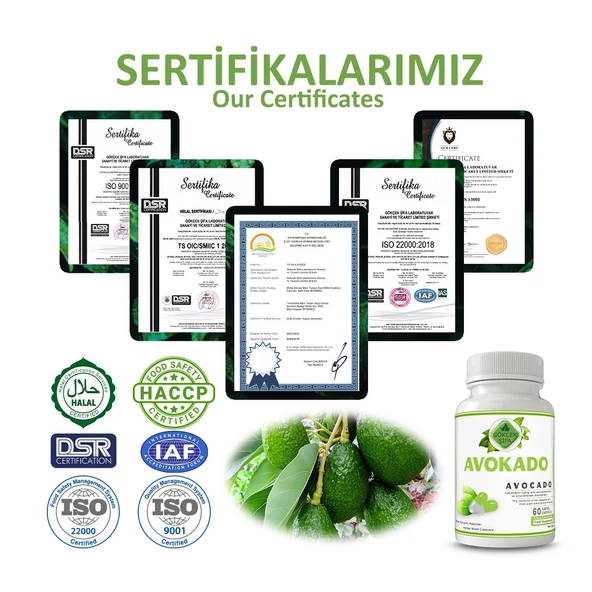 Avokado Kapsül (AVOCADO CAPSULE) 60 Adet - Resim 5