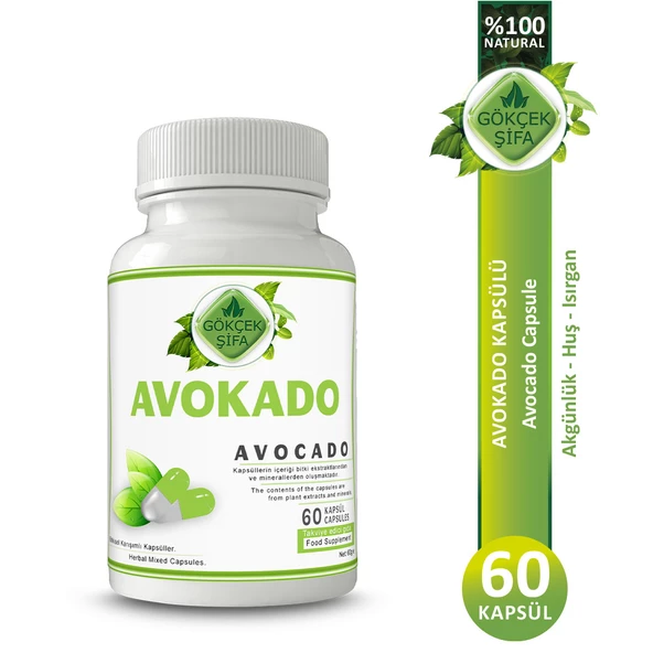 Avokado Kapsül (AVOCADO CAPSULE) 60 Adet ürün görseli 1