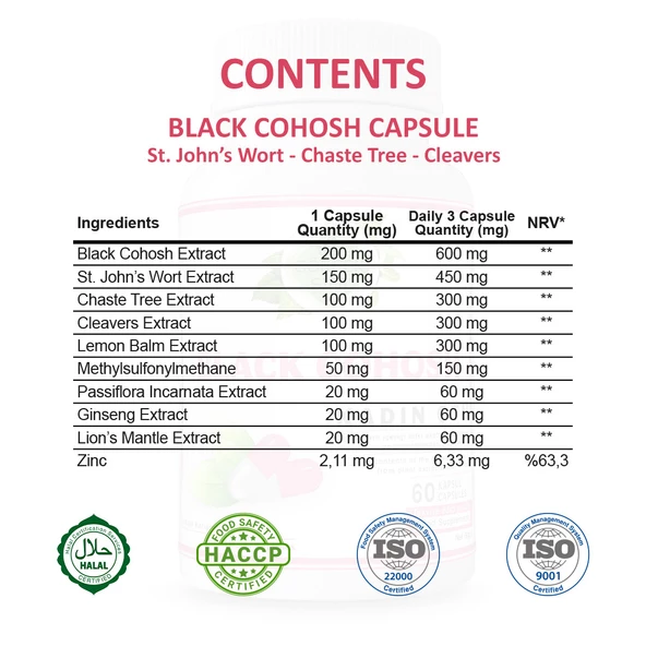Kadın Otu Kapsül (BLACK COHOSH CAPSULE) 60 Adet - 2