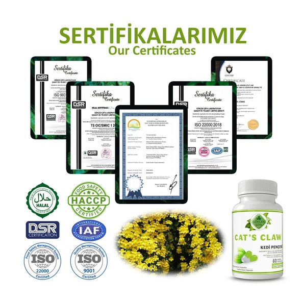 Kedi Pençesi Kapsül (CAT'S CLAW CAPSULE) 60 Adet - 5