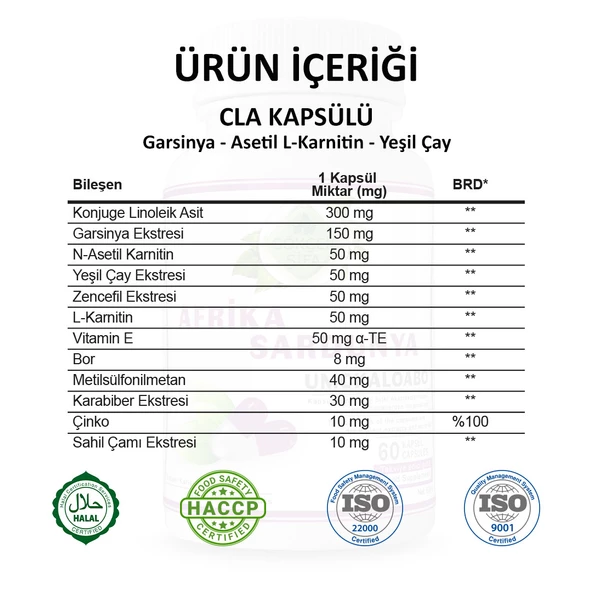 Cla Kapsül (CLA CAPSULE) 60 Adet - 3