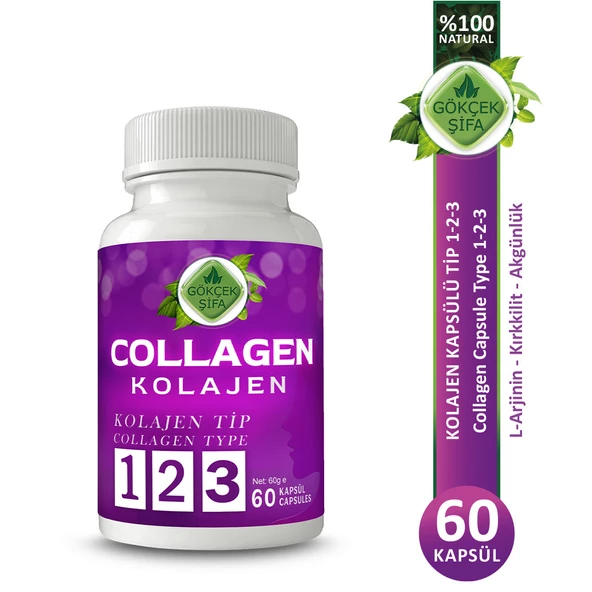 Kolajen Kapsül (Collagen Capsule) 60 Adet Kapsül