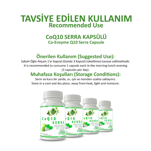 Serra CoQ10 1000 mg 60 Kapsül - Resim 4