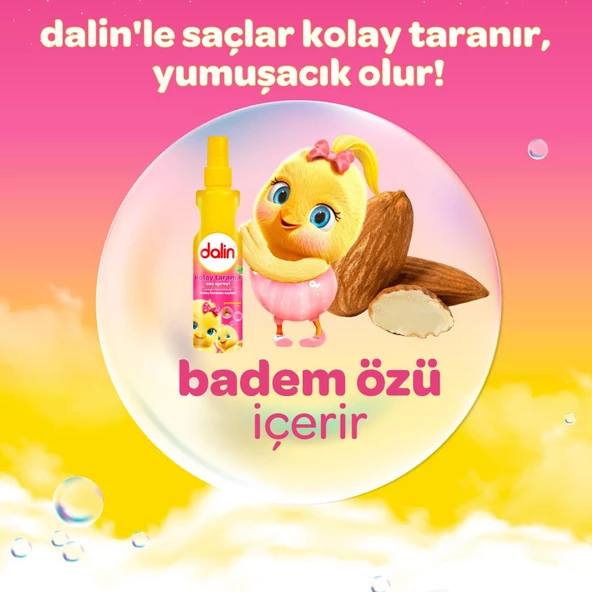 Dalin Badem Özlü Kolay Tarama Saç Spreyi 200 ml - 5