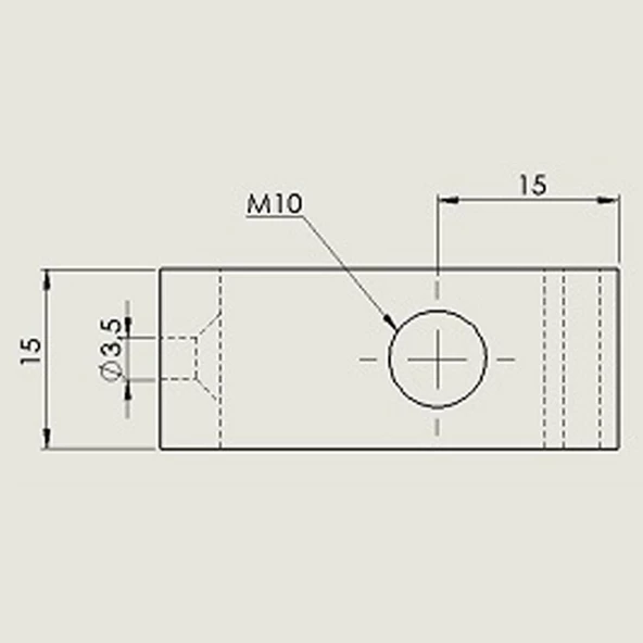 Cam Tutucu Ahşap Raf Tutucu Cam Etejeri Metal U Tipi Mat Siyah Metal Vidalı (4 ADET) - 4