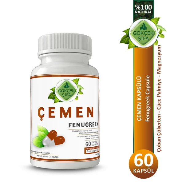 Çemen Kapsül (FENUGREEK CAPSULE) 60 Adet