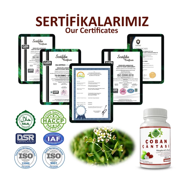 Çoban Çantası Kapsül (SHEPHERD'S PURSE CAPSULE) 60 Adet - Resim 5