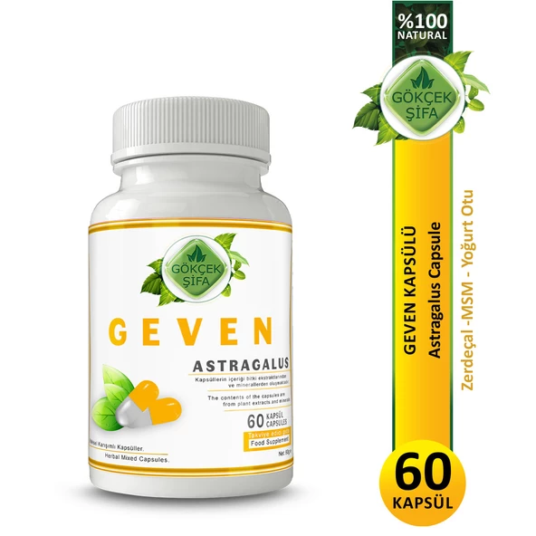 Geven Kapsül (ASTRAGALUS CAPSULE) 60 Adet