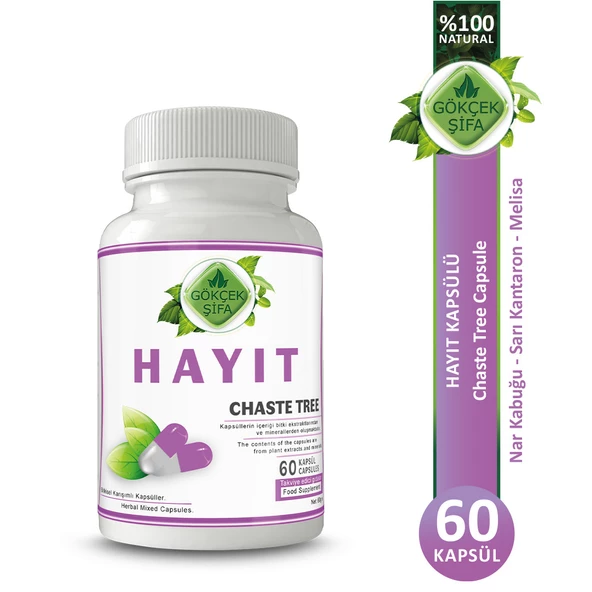 Hayıt Kapsül (Chaste Tree Capsule) 60 Adet