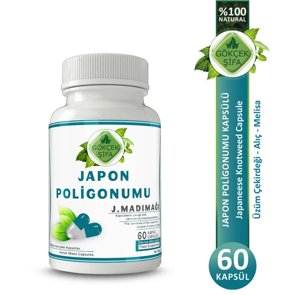 Japon Poligonumu Kapsül (JAPANESE POLYGON CAPSULE) 60 Adet ürün görseli 1