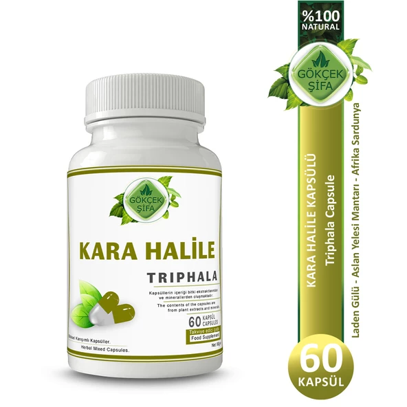 Karahalile Kapsül (Triphala Capsule)  60 Adet