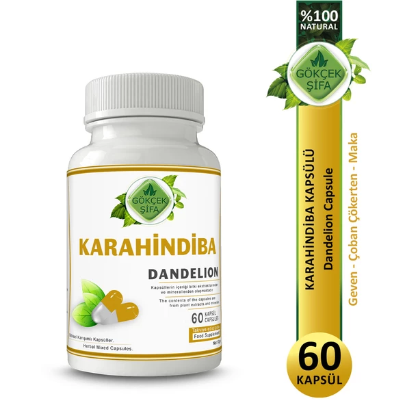 Karahindiba Kapsül (Dandelion Capsule)  60 Adet