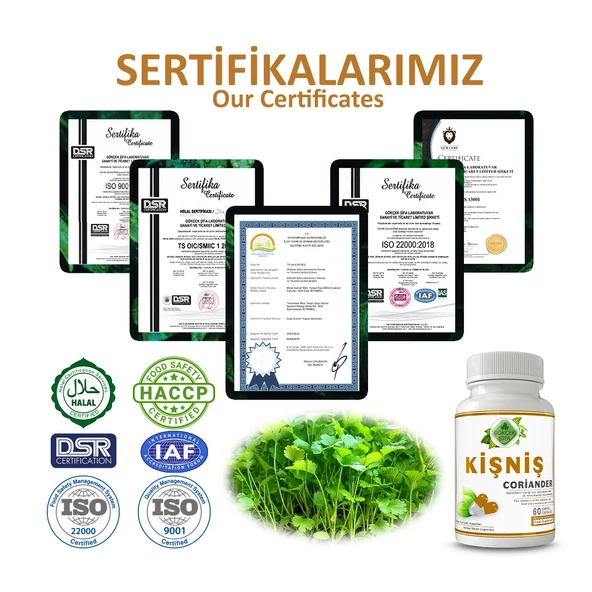 Kişniş Kapsül (CORİANDER CAPSULE) 60 Adet - 5