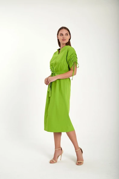 Modatalika Kadın Günlük Şık Elbise - Resim 11