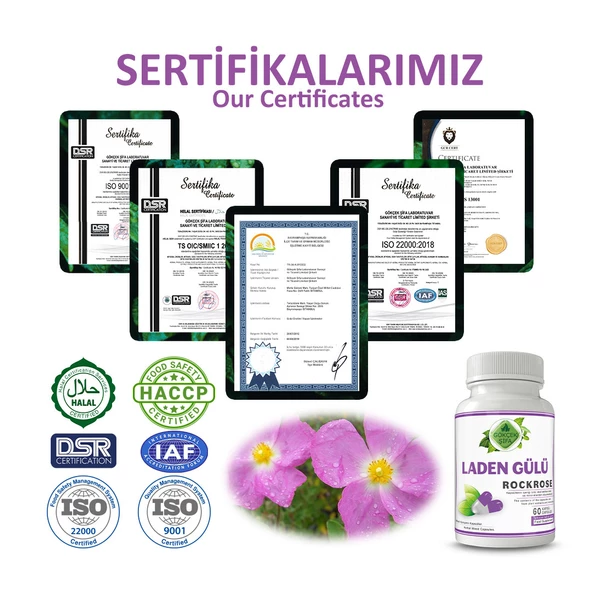 Laden Gülü Kapsül (Rock Rose Capsule) 60 Adet - 5