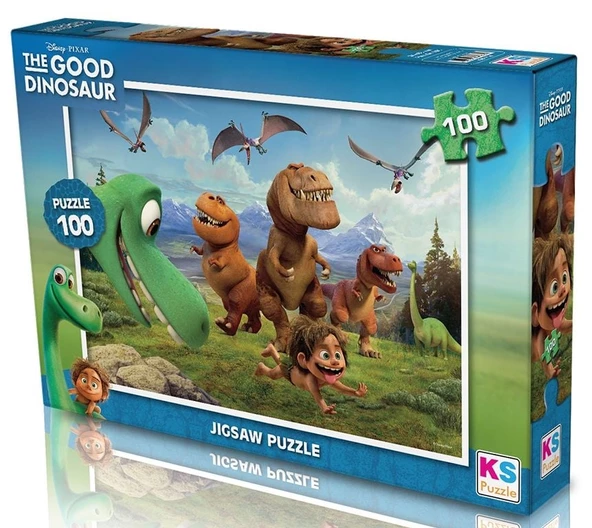 KS Puzzle 100 Parça Good Dinosaur