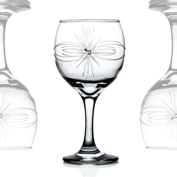 Decocia Pudgy 37 Parça Bardak Çeyiz Seti Ördek Karaflı Mira Desenli - Resim 4