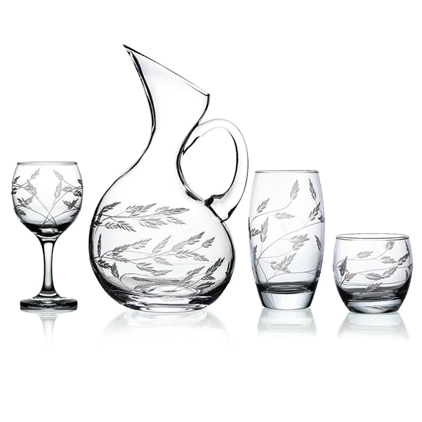 Decocia Pudgy 37 Parça Bardak Çeyiz Seti Ördek Karaflı Sürgün Desenli ürün görseli