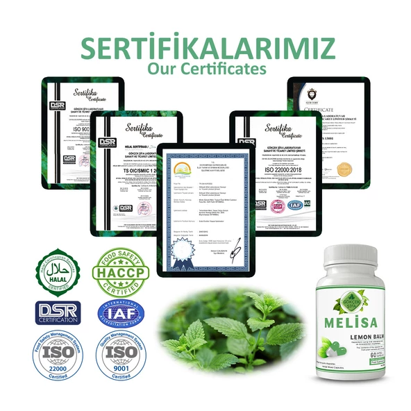Melisa Kapsül (LEMON BALM CAPSULE) 60 Adet - 5
