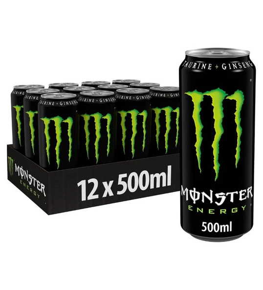 Monster Orijinal Enerji İçeceği 500 ml x 12 adet