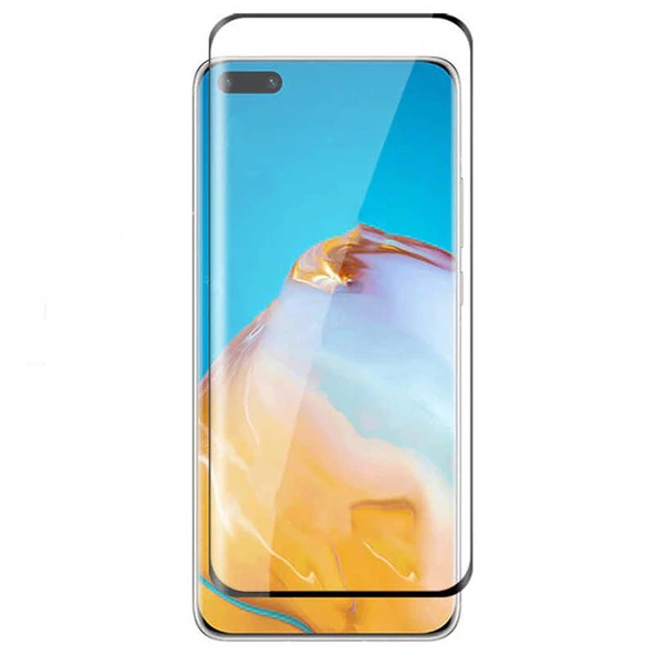 Huawei P40 Pro Süper Pet Ekran Koruyucu Jelatin Şeffaf