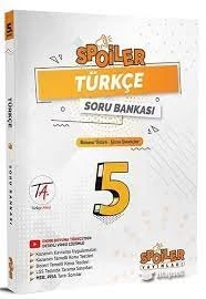 SPOİLER 5.SINIF RÜRKÇE SORU BANKASI2022 baskı ve müfredat