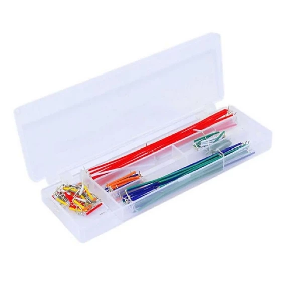 140 Parça Kutulu Kablo Seti - Breadboard 140 Adet Jumper Kablo - Resim 2