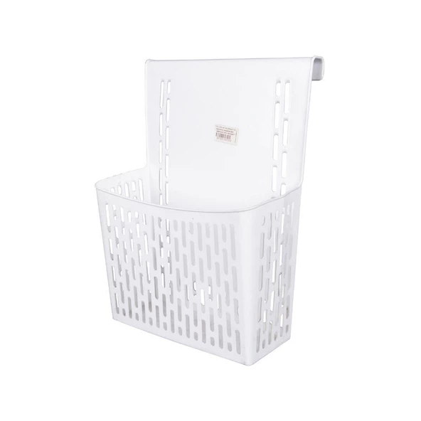 Sağlam Plastik Askılı Dolap Düzenleyici Dolap Içi Deterjanlık Beyaz - 2