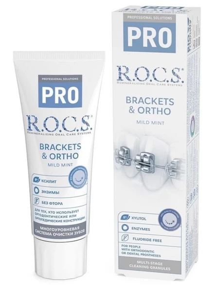 Rocs Pro Diş Macunu Brackts & Ortho 60 Ml