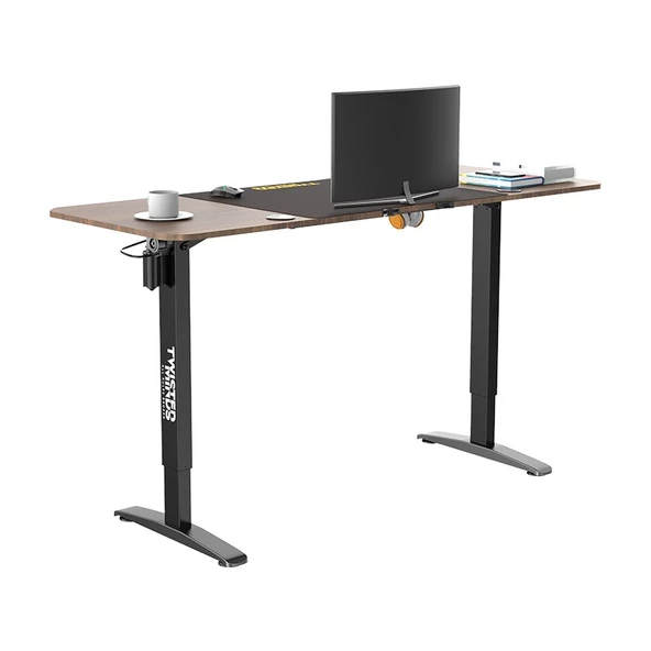 TWISTED MINDS T AYAK MOTORLU YÜKSEKLİK AYARLI EV/OFİS OYUNCU MASASI - SOL - 5