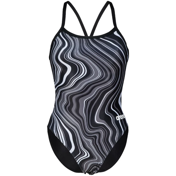 ARENA BAYAN YÜZÜCÜ MAYOSU WOMEN'S SWIMSUIT CHALLENGE BACK MARBLED 005562550 - 5