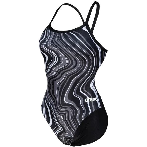 ARENA BAYAN YÜZÜCÜ MAYOSU WOMEN'S SWIMSUIT CHALLENGE BACK MARBLED 005562550 - 6