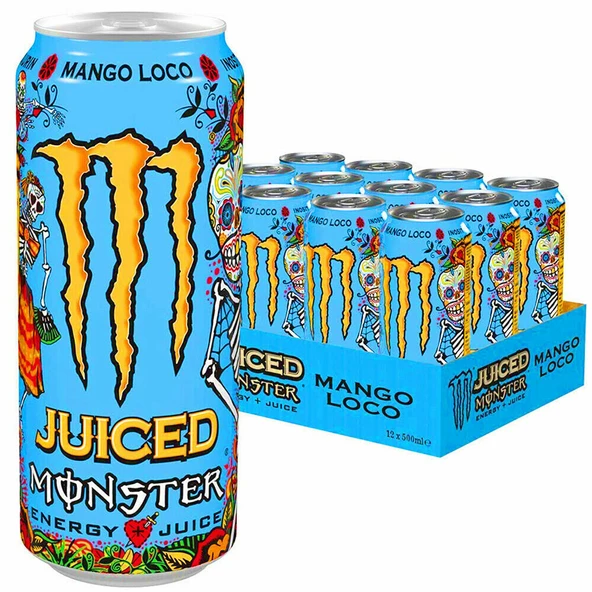 Monster Mango Loco Enerji İçeceği 12x500 ml