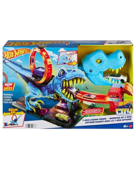 Hot Wheels City Dinozor ile Mücadele Oyun Seti HKX42