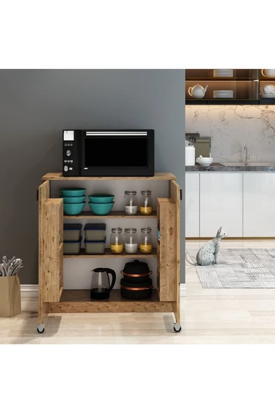 Nur Mobilya Çok Amaçlı Dolap Kiler Dolabı