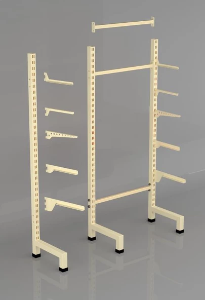 Hırdavat Ünitesi Duvar Rafı - Delikli Pano Rafı  75 cm 40A - 6