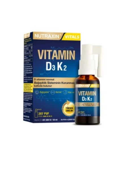 Nutraxin Vitamin D3 K2 30Ml