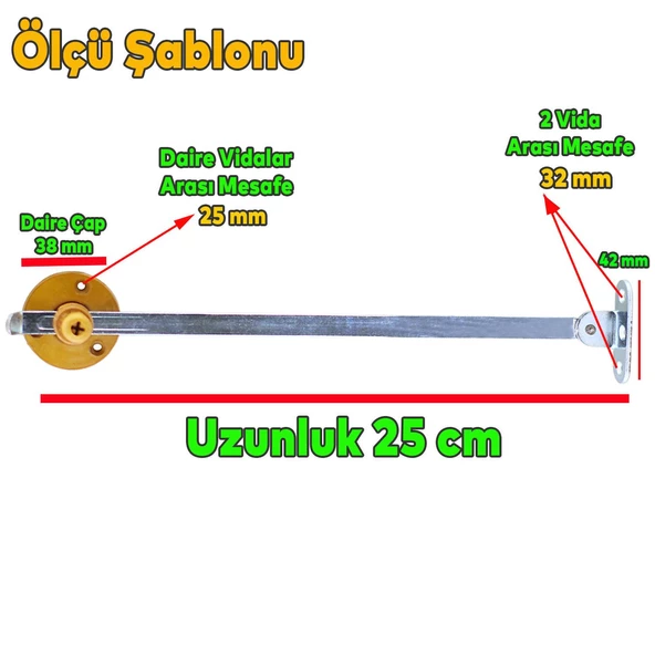 Düşer Kapak Makası Frenli Dolap Çekmece Metal 25 Cm Sessiz Açma Kapama Amortisör Piston Açık Kahve Bar (2 ADET) - 2