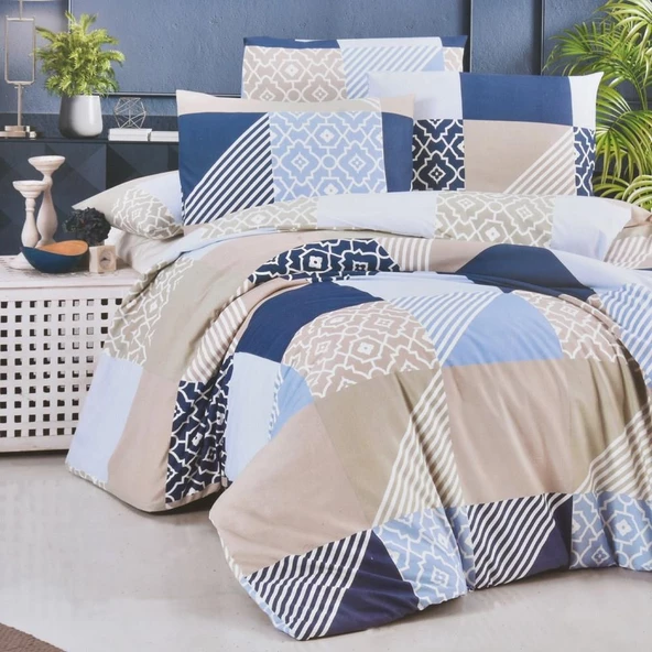 Kristal Çift Kişilik Terycotton Nevresim Takımı - 12